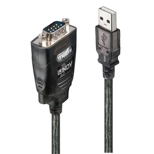 LINDY 42686 USB auf Seriell Konverter, Schwarz Single - Photo 1/2