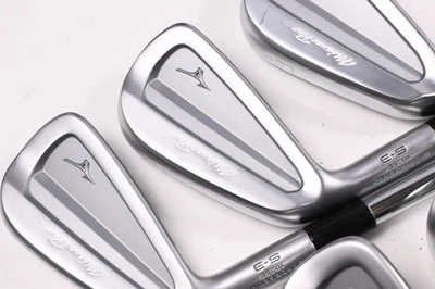 Left Hand Mizuno Pro S-3 Irons / 4-PW / Stiff+ Flex KBS Tour-V 125 Shafts - Image 1 of 4