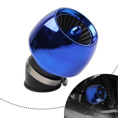 Universal Pit ATV Roller Lufteinlass Filter Kegel Pod 28/35/42/48MM Adapter Blau - Bild 1 von 4