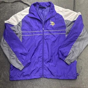 Dunbrooke NFL Minnesota Vikings Herren Large Windbreaker Jacke Vintage - Bild 1 von 17
