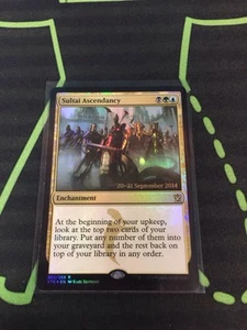 MTG Magic The Gathering Sultai Ascendancy LP Foil Prerelease Promo Commander  - Picture 1 of 1