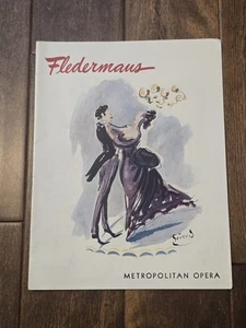 Fledermaus Metropolitan Opera 1951 Souvenir Program Libretto Strauss Kanin Dietz - Picture 1 of 5