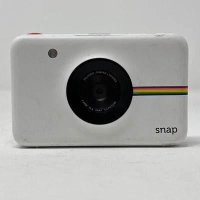 Polaroid Snap 10MP Instant Print Digital Camera White – Tested & Working - Image 1 of 4