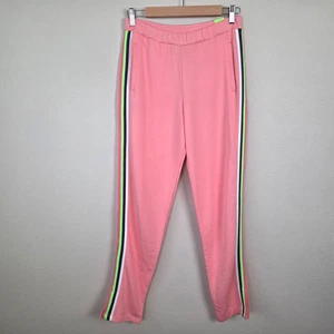 Bogner Fire + Ice Alice Sweatpants Size S Womens Pink Side Stripes Terry NEW - Picture 1 of 8