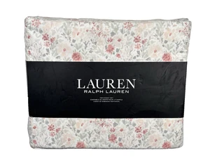 Ralph Lauren TWIN Sheet Set 100% Cotton Floral Print Soft Bedding Luxury - Picture 1 of 13