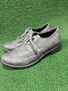 Kenneth Cole Reaction grau Oxford elegante Schuhe Herren 8,5 zweimal getragen - Bild 1 von 8