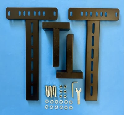 Soportes de cabecero de metal ajustables para cama Sleep Number FlexFit, conectores de canal Foto 1 de 4