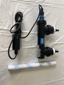 Aqua UV 8W Sterilizzatore Chiarificatore Acqua UV Serie Classica Colore Nero con Lampadina Nuova - Foto 1 di 7
