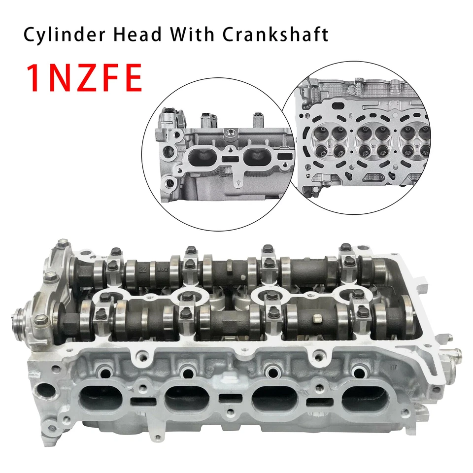 Cylinder Head Assembly 1NZFE For Toyota Prius Echo Yaris Scion XA XB 1.5L A6 - Image 1 of 4