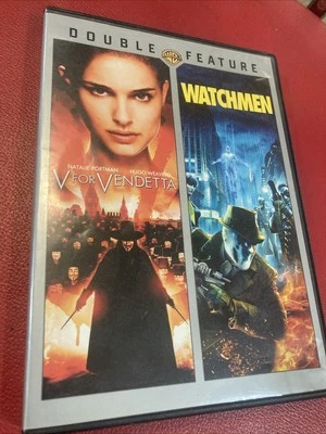 V FOR VENDETTA & WATCHMEN - Double Feature DVD - Image 1 of 4