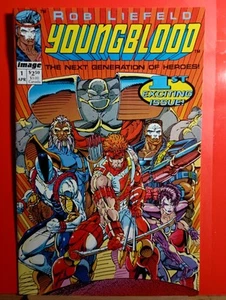 1992 Image Comics Youngblood Issue 1 Rob Liefeld Flip Book Cover A Variant - Picture 1 of 2