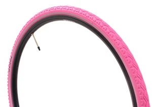 Khan Fixie Rennrad Drahtreifen KHE 700 x 38C Reifen pink - Bild 1 von 7