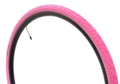 Khan Fixie Rennrad Drahtreifen KHE 700 x 38C Reifen pink - Bild 1 von 4
