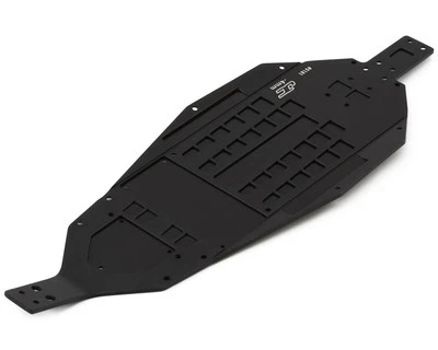 JConcepts Team Associated RC10B7 Hard Anodized Aluminum Chassis (Black) (-4mm) - Image 1 of 2