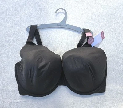 Cacique Intuition Full Coverage Bra Black Size 38G Underwire Molded Cups - Image 1 of 4