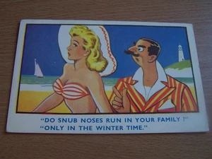 William Foster Comic Vintage Postkarte freches Meer - Bild 1 von 2