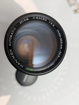 OM Hanimex MC 80-200mm F4.5 Telephoto Lens Automatic Zoom Macro, OM Mount - Image 1 of 4