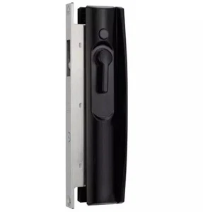 Lockwood 8653 Snib Sliding Security Screen Door Lock Black No Cylinder hole - Picture 1 of 2