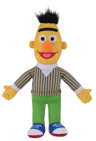 Bert Plush Toy from Sesame Street . 10 inch. NWT Cover