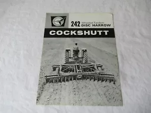 1964 Cockshutt 242 Tandemscheibe Egge Datenblatt Broschüre - Bild 1 von 2
