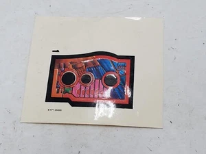 ORIGINAL Vintage Centurions Dr Terror STICKER DECAL 1986 Kenner Figure Doc  - Picture 1 of 3