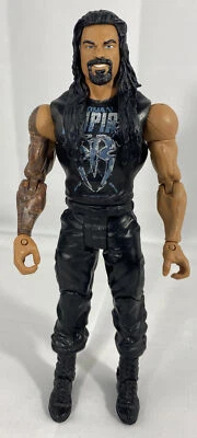 2013 美泰 Jakks 基本精英 WWE WWF 摔跤可动人偶罗马统治 — 第 1/4 张图片