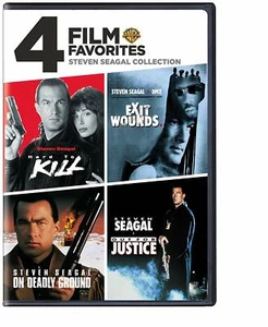 Steven Seagal 4 film DVD Hard to Kill Exit Wounds Out for Justice On Deadly Grou - Picture 1 of 1