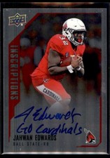 Jahwan Edwards 2015 Upper Deck Inscriptions RC Autograph Rookie Auto #JE Ball