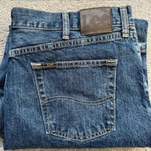 Men's 40X32 LEE Relaxed Fit Straight Leg Denim Blue Pants Jeans 2055525 - Picture 1 of 16