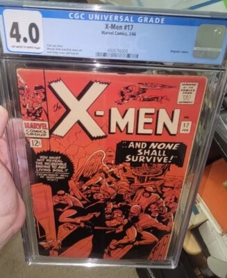 X-Men #17 CGC 4.0 VG * Magneto Appearance ! Jack Kirby Art Stan Lee 1966 Marvel  - Image 1 of 4