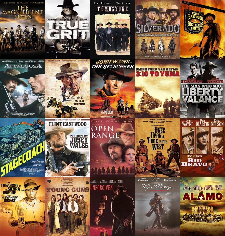 Western Movie TV Show DVD Lot Choose Your Own Combined Shipping Discount - Image 1 of 1
