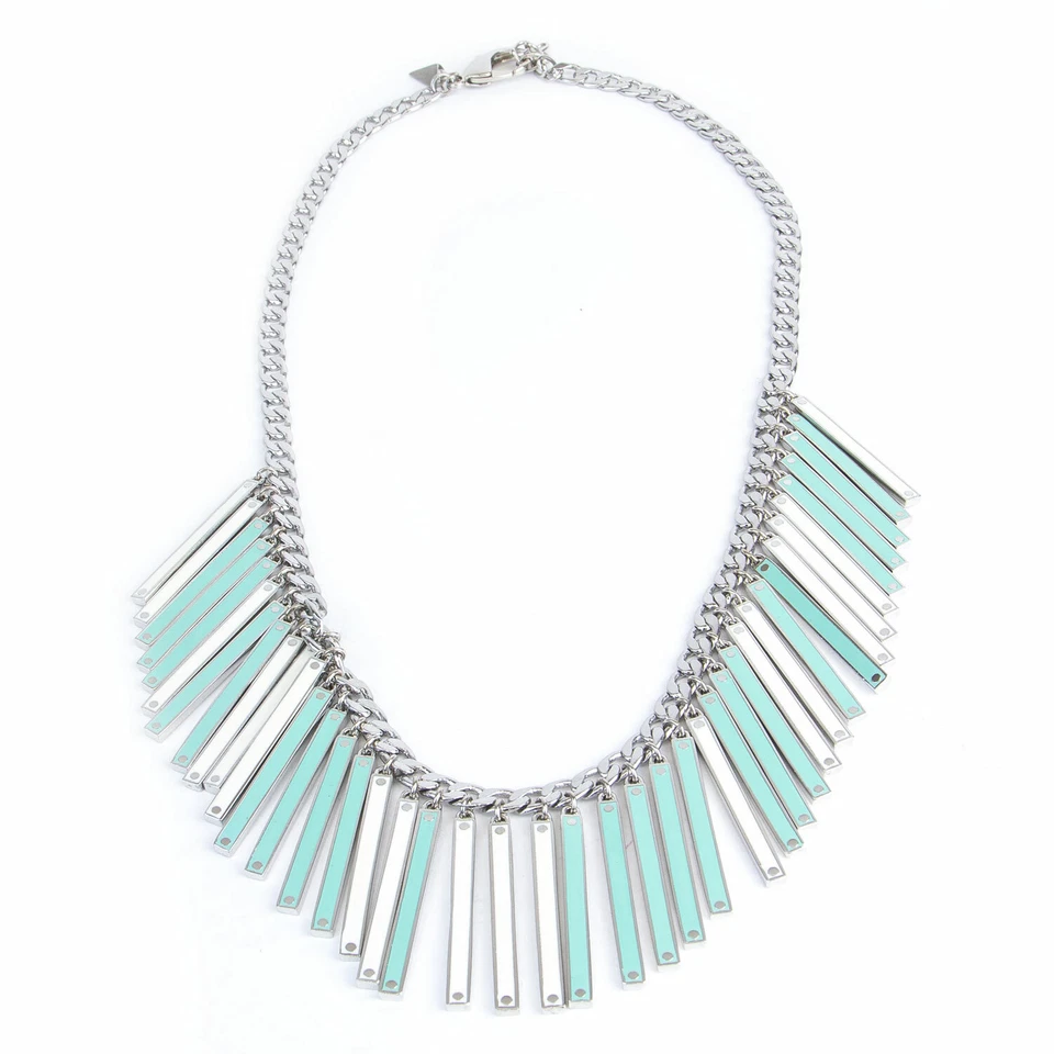 Collar Babero Rebecca Minkoff Como Nuevo Multi Pasarela ID $168 Foto 1 de 1