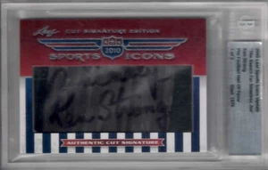 Ken Strong 2010 Leaf Sports Icons corte autógrafo firma #1/3 BGS HOF AUTOMÁTICO - Imagen 1 de 1