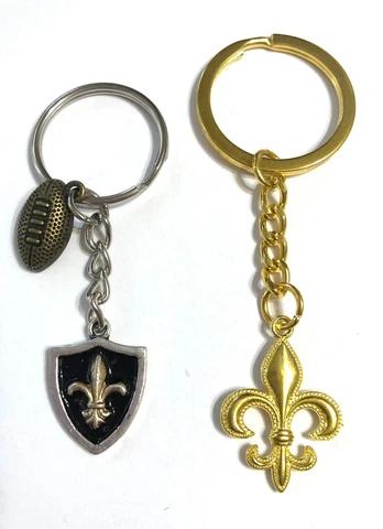 New Orleans SAINTS Key Chains - 2 styles NFL - US Seller FREE SHIPPING Cover
