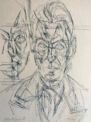 Litografía Alberto Giacometti certificada numerada certificado de autenticidad original firmada Foto 1 de 4