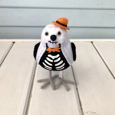 Target Halloween Bird Bonesy 2020 Hyde & EEK! Featherly Friends Skeleton Bird - Image 1 of 4