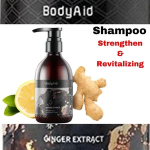 Hair Shampoo Ginger Strengthen Revitalizing Herbal Anti Hair Loss Cleanse Scalp - Picture 1 of 8