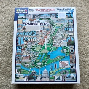 "Historisches" Washington, DC Puzzle (White Mountain Puzzles, 1000 Teile, 24" x 30" - Bild 1 von 3
