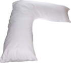 Luxurious Comfort "l" Shape Side Sleeper Body Pillow (36" X 24") White