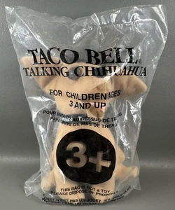 Taco Bell Talking Chihuahua Plush Stuffed Applause Viva Gorditas Sealed in Bag - Picture 1 of 3