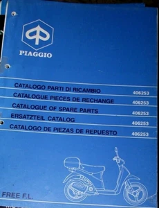 PIAGGIO FREE FL 1995 CATALOGUE OF SPARE PARTS (GENUINE MANUAL) - Picture 1 of 1