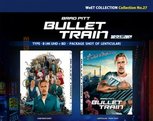 BULLET TRAIN [Blu-ray] 4K+2D (STEELBOOK), LENTICULAR, Limited 1150 Copies! - Picture 1 of 2
