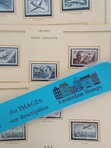 France Airmail very fine MNH collection on pages incl much better High CAT TOP! - Picture 1 of 1