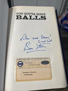 Brandon Steiner Signed Book “You Gotta Have Balls” Signed 1st Edition - Yankees - Picture 1 of 4