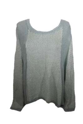 DAMEN PULLOVER  MINT WEISS STRICKPULLOVER STRICK BC Gr. 40 42 NEU - Bild 1 von 3