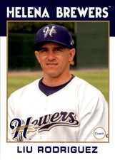 2016 Helena Brewers Grandstand #23 Liu Rodriguez Hitting Coach Baseball Card