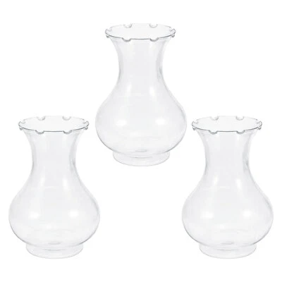Clear Bulb Vases, 3 Pack Bulb Vase Small Vases Decorative Bud Flower Vase Foto 1 de 4