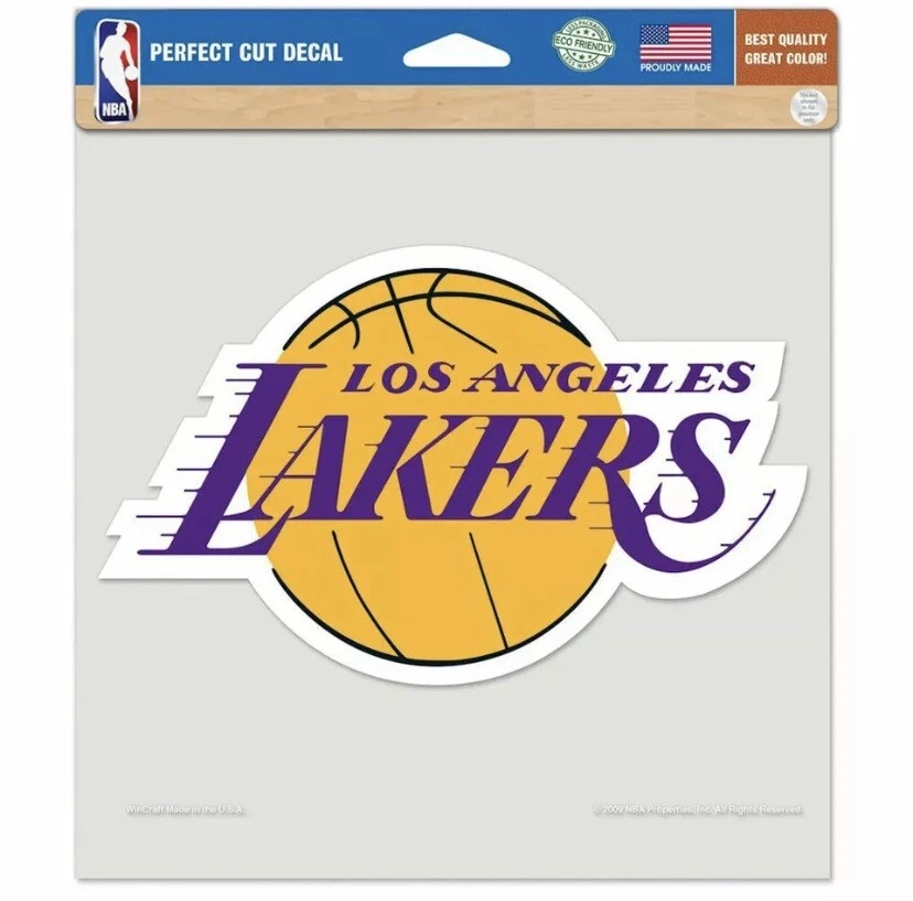 Los Angeles Lakers NBA 8"x 8" Perfect Die Cut Decal Sticker Team Color Logo Auto - Image 1 of 1