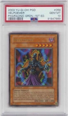 HELPOEMER 1ST EDITION HOLO PGD-058 PSA #91847669 GEM MINT 10 SUPER RARE! 2003 - Image 1 of 2