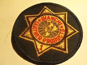 BIANCHI LEATHER PRODUCTS HOLSTERS & WEAPON ACCESSORIES ADVERTISING LOGO PATCH - Picture 1 of 6